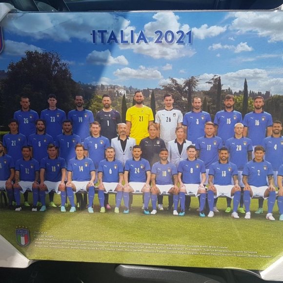 Italia 2021 National Team Euro Poster Plaque - Picture 1 of 3